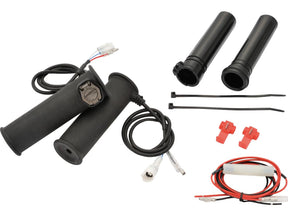 Daytona Japan 3 Level 1" Heated Grips Black 1" Throttle By Wire Cable Operated Daytona Japan Default Title
