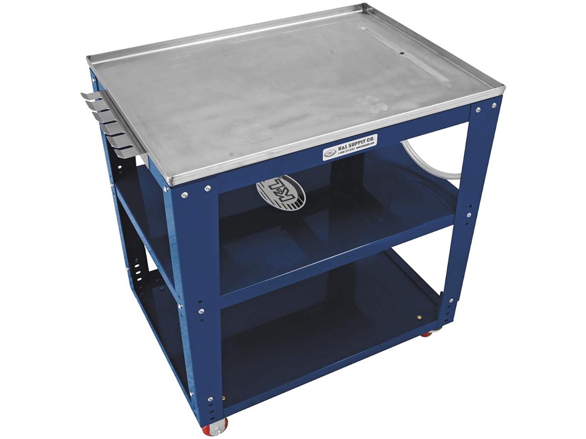 K&Amp;L Supply Mobile Bench, Blue Mobile Bench K&Amp;L Supply Default Title