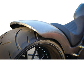 Thunderbike Rear Steel Fender For Twin Cam Softail (Narrow Frame) 260/18" Tire, With Taillight And Turn Signals Raw Thunderbike