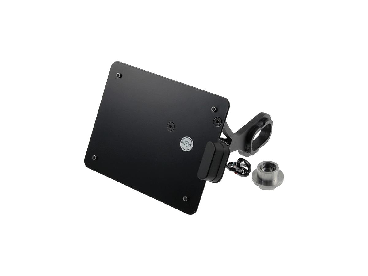 Cult Werk Sidemount License Plate Bracket Kit Italy 170 X 170 Mm Black Powder Coated Cult Werk Default Title