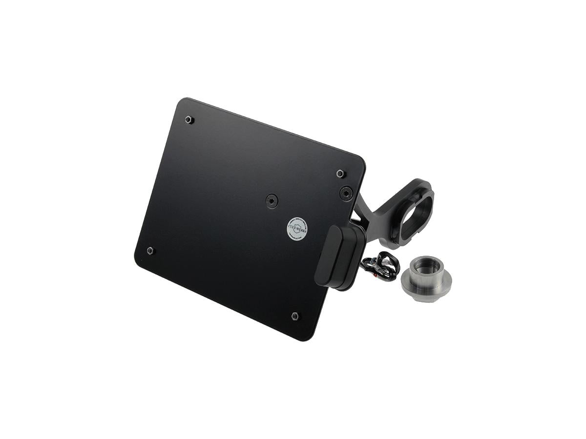 Cult Werk Sidemount License Plate Bracket Kit Austria 210 X 170 Mm Black Powder Coated Cult Werk Default Title