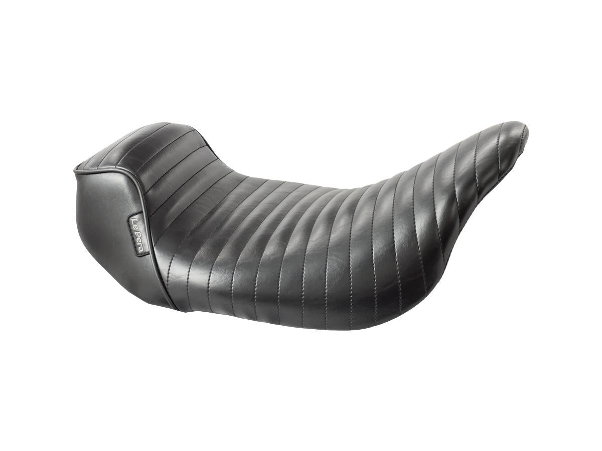 Le Pera Sprocket Pleated Stitch Seat Black Vinyl Le Pera Default Title