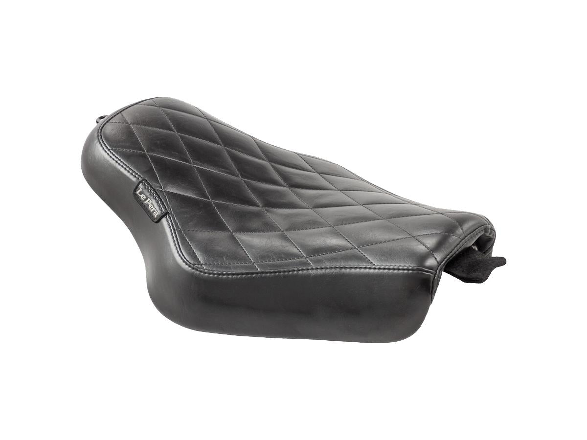 Le Pera Streaker Diamond Stitch Seat Black Vinyl Le Pera Default Title