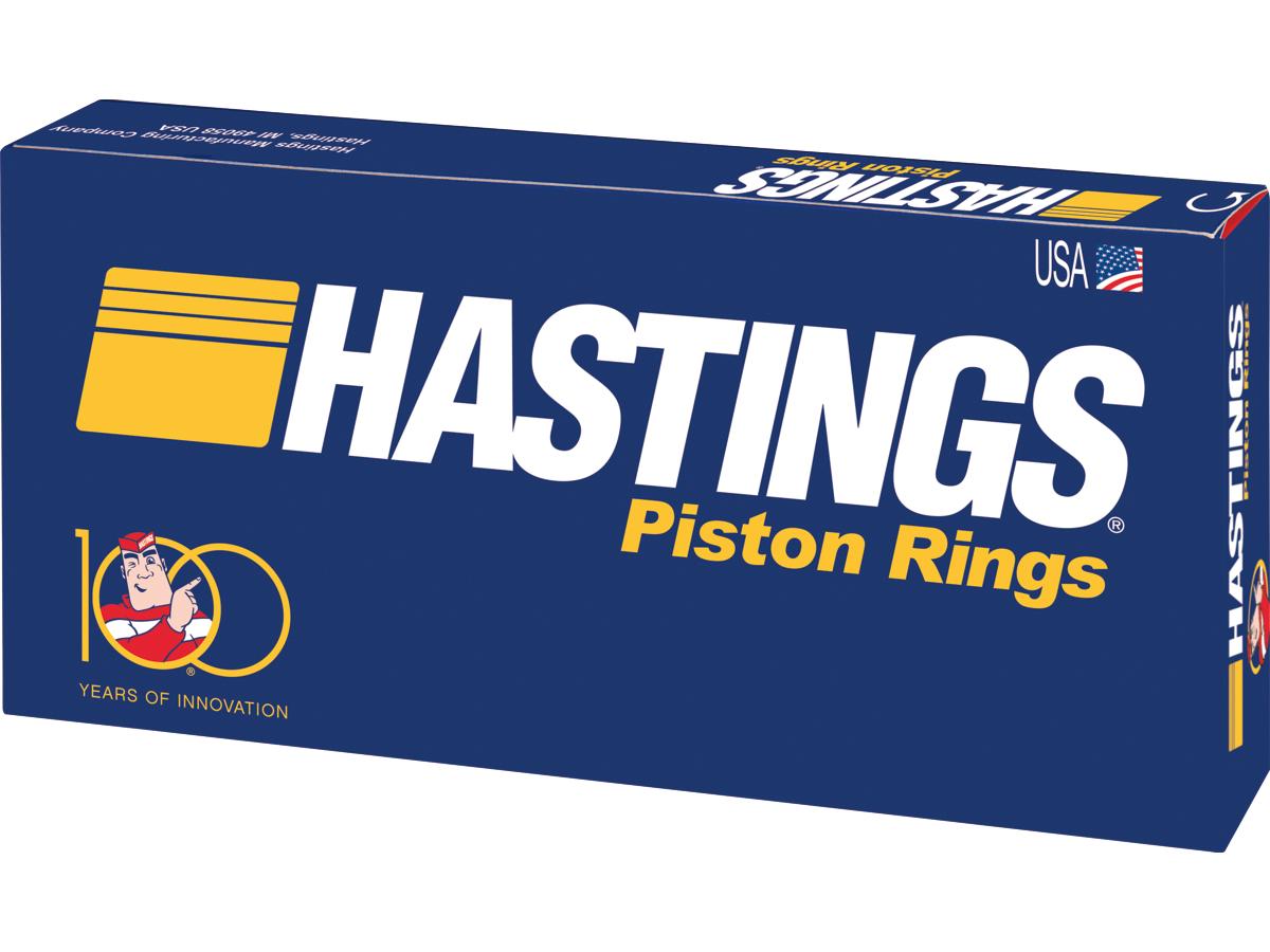 Hastings Piston Rings Bore 3,885" (98,679 Mm ) Compression Rings: 4 1/16, Oil Segment: 2 3/16 +.010 Mm Moly Hastings Default Title