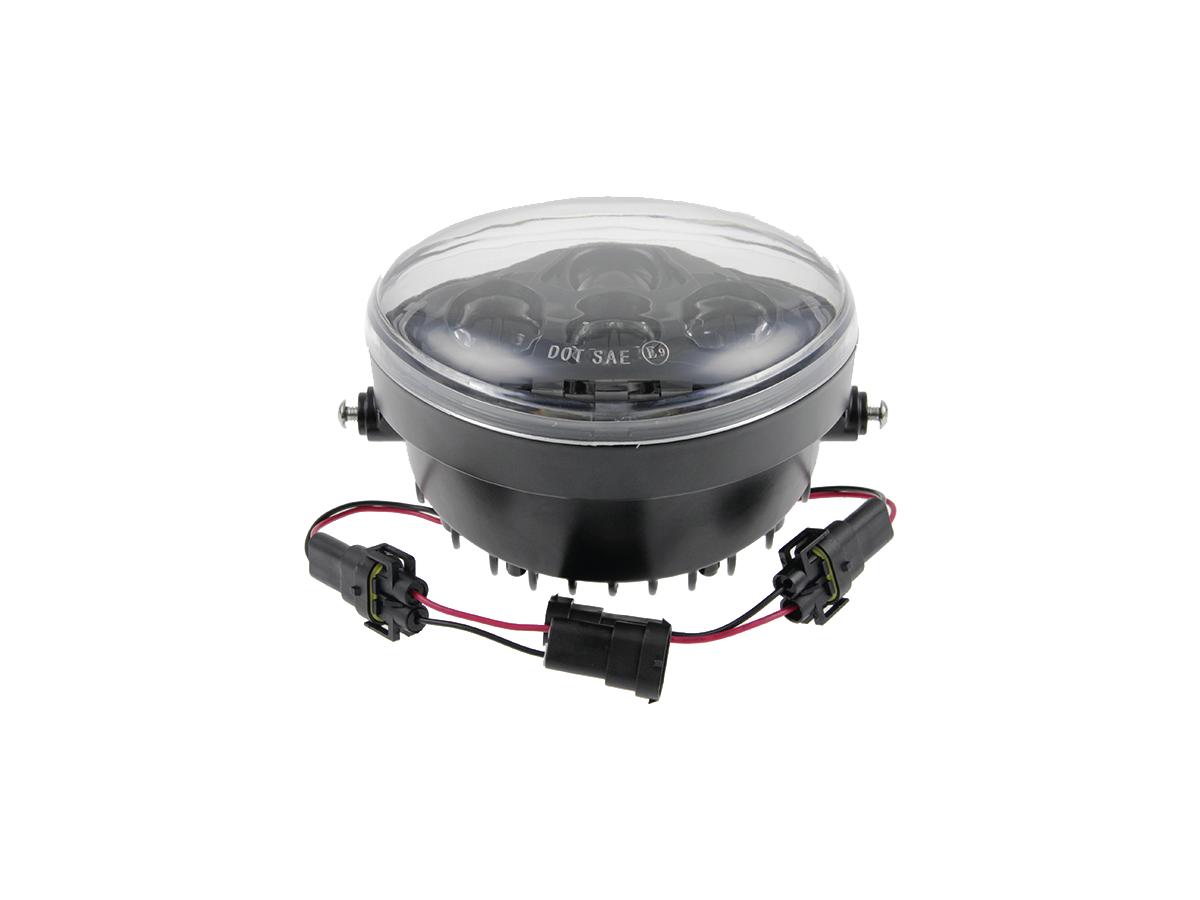 Cult Werk Led Headlamp For V Rod, Night Rod Black Projector Led Cult Werk