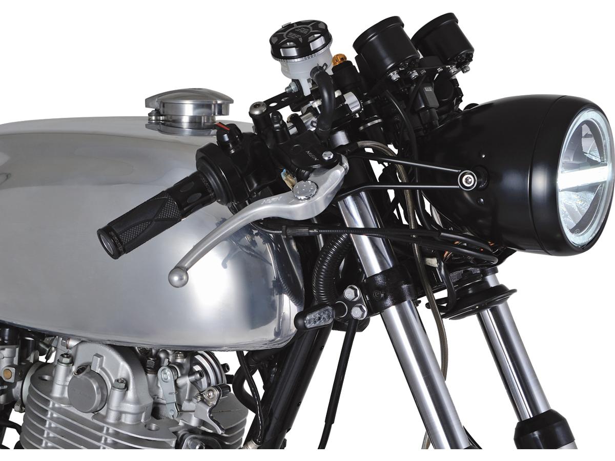 Daytona Japan Neo Vintage 5 3/4" Headlight Matte Black Powder Coated Reflector Led Daytona Japan