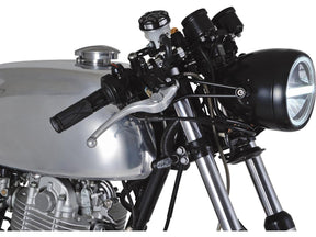 Daytona Japan Neo Vintage 5 3/4" Headlight Matte Black Powder Coated Reflector Led Daytona Japan