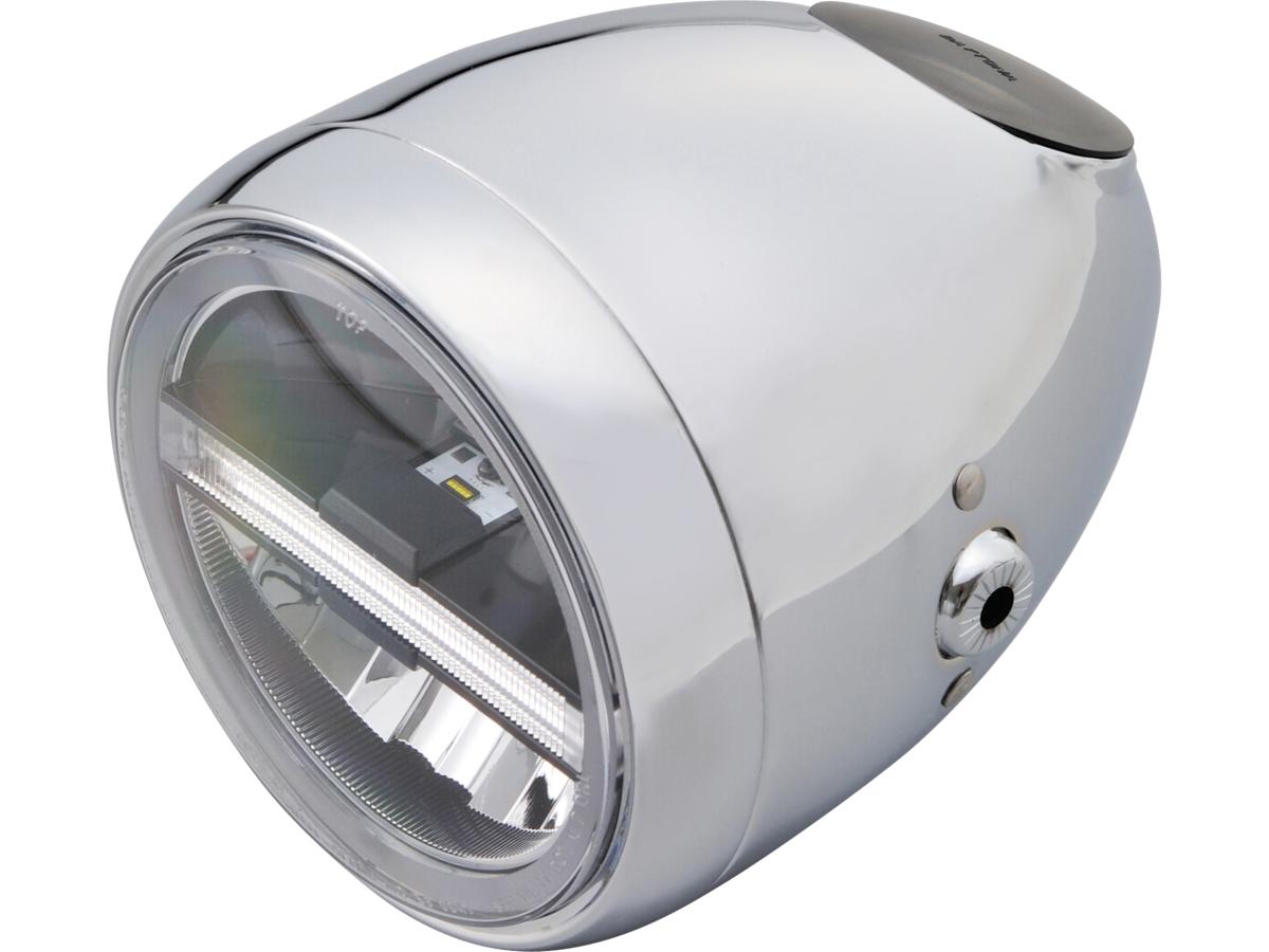 Daytona Japan Neo Vintage 5 3/4" Headlight Chrome Led Daytona Japan