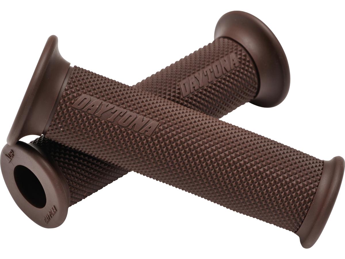 Daytona Japan D'grip Grips Brown 7/8" Throttle By Wire Throttle Cables Daytona Japan Default Title