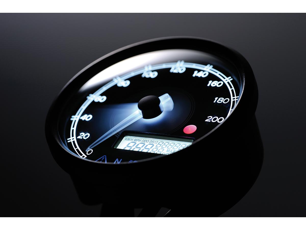 Daytona Japan Velona80 Speedometer Scale: 200 Mph; 200 Km/H; Scale Color: Black Black 80.0 Mm Daytona Japan