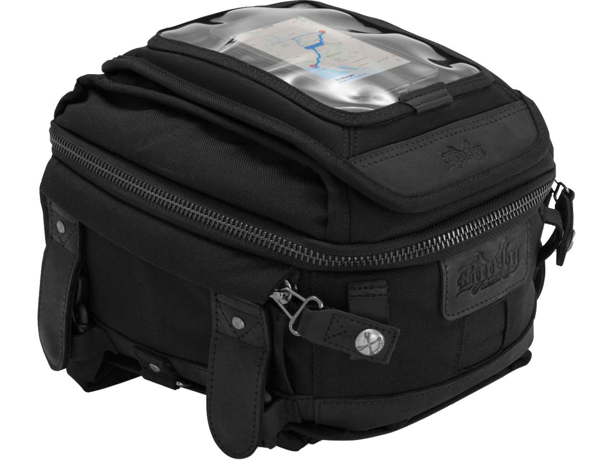 Burly Brand Voyager Tank And Tail Bag Black Burly Brand Default Title