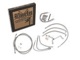Burly Brand 18" Gorilla Bar Cable Kit Stainless Steel Clear Coated Abs Burly Brand Default Title