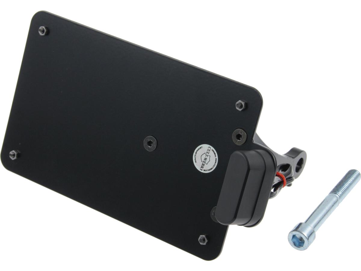 Cult Werk Sidemount License Plate Bracket Kit France 210 X 130 Mm Black Powder Coated Cult Werk Default Title