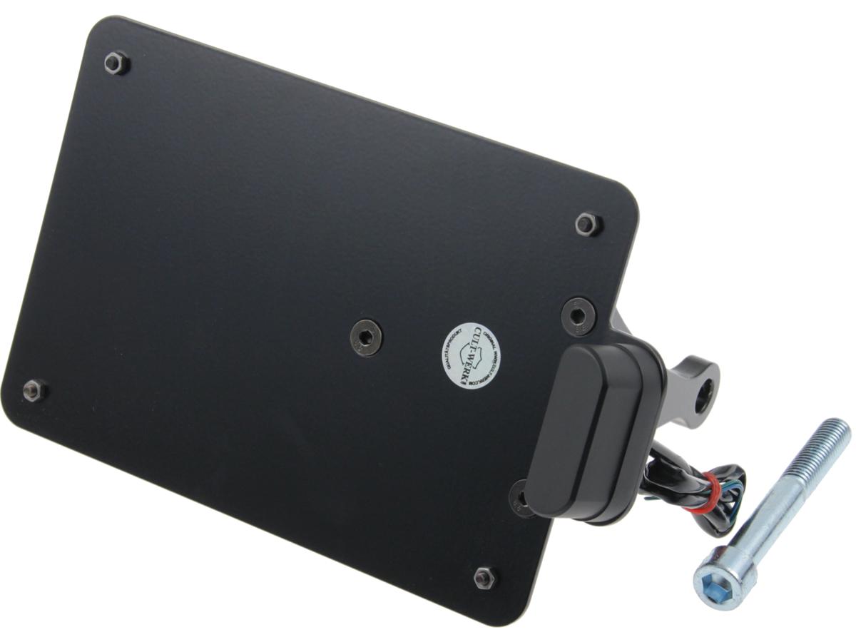 Cult Werk Sidemount License Plate Bracket Kit Netherlands 210 X 140 Mm Black Powder Coated Cult Werk Default Title
