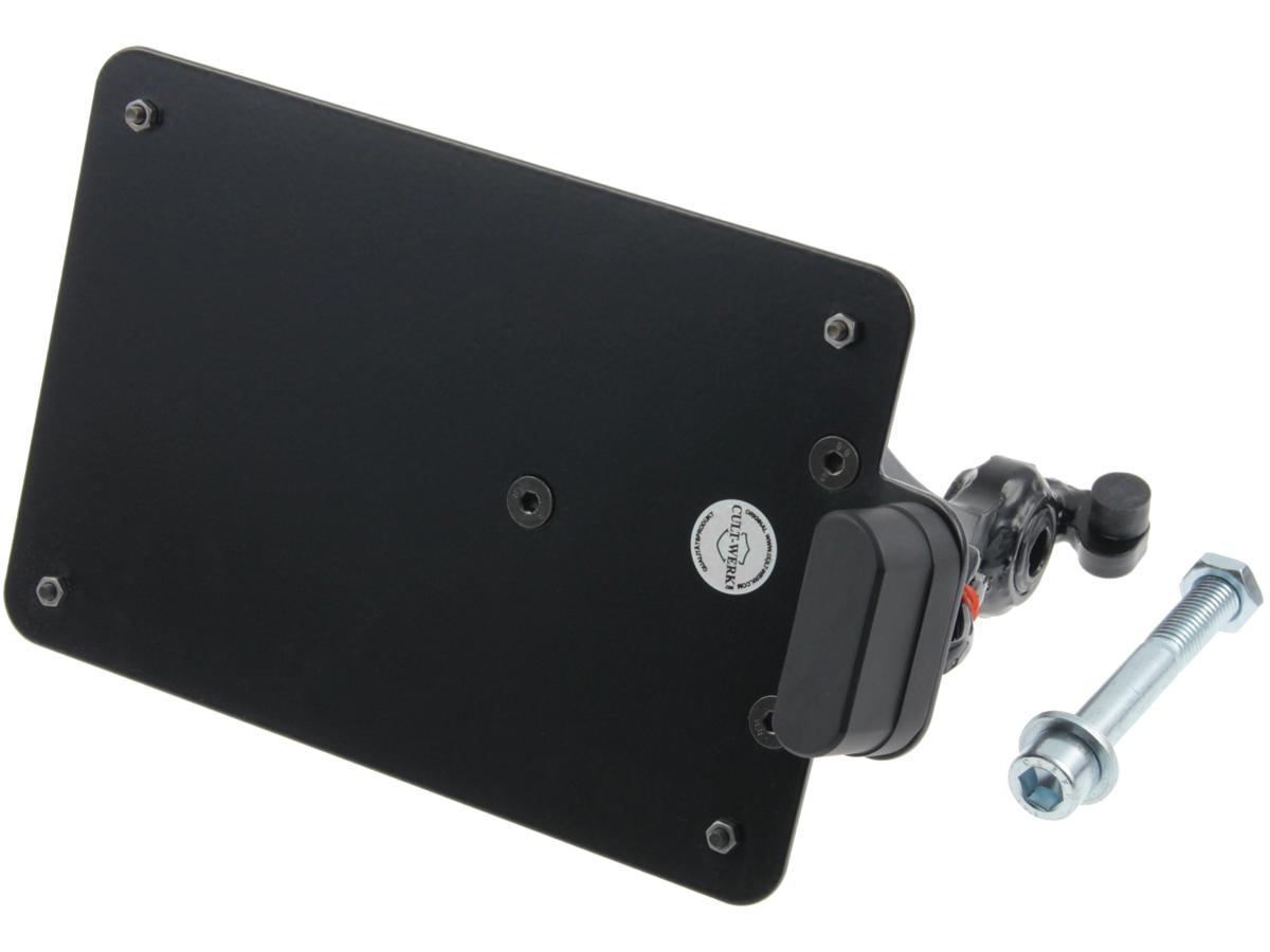 Cult Werk Sidemount License Plate Bracket Kit Netherlands 210 X 140 Mm Black Powder Coated Cult Werk Default Title