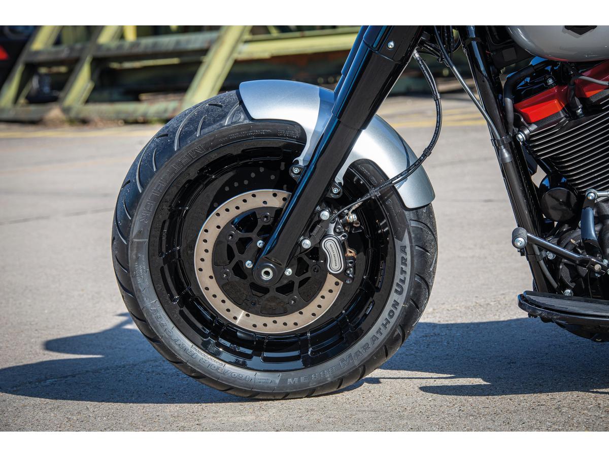 Ricks Motorcycles Steel Front Fender For Softail Models Long Version For Fat Boy Raw 18" Ricks Motorcycles
