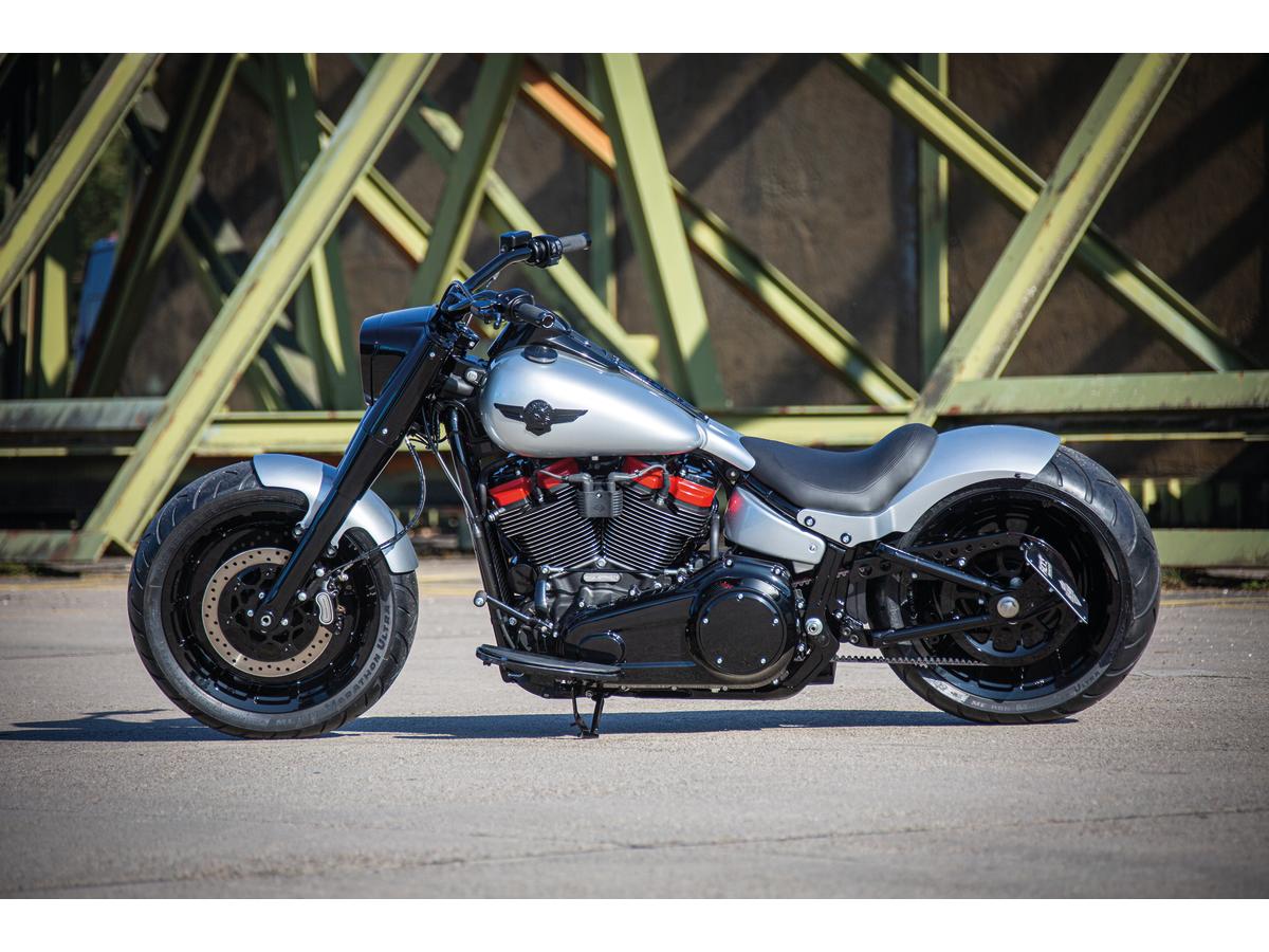 Ricks Motorcycles Steel Front Fender For Softail Models Long Version For Fat Boy Raw 18" Ricks Motorcycles