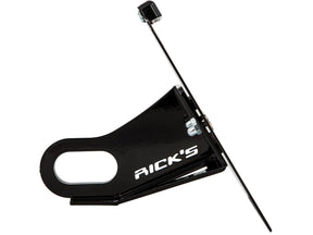 Ricks Motorcycles Short License Plate Side Mount Kit For Softail M8 Short, German Specification Gloss Black Ricks Motorcycles