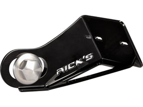 Ricks Motorcycles Short License Plate Side Mount Kit For Softail M8 Short, German Specification Gloss Black Ricks Motorcycles