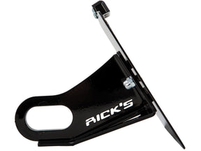 Ricks Motorcycles Short License Plate Side Mount Kit For Softail M8 Short, Austrian Specification Gloss Black Ricks Motorcycles