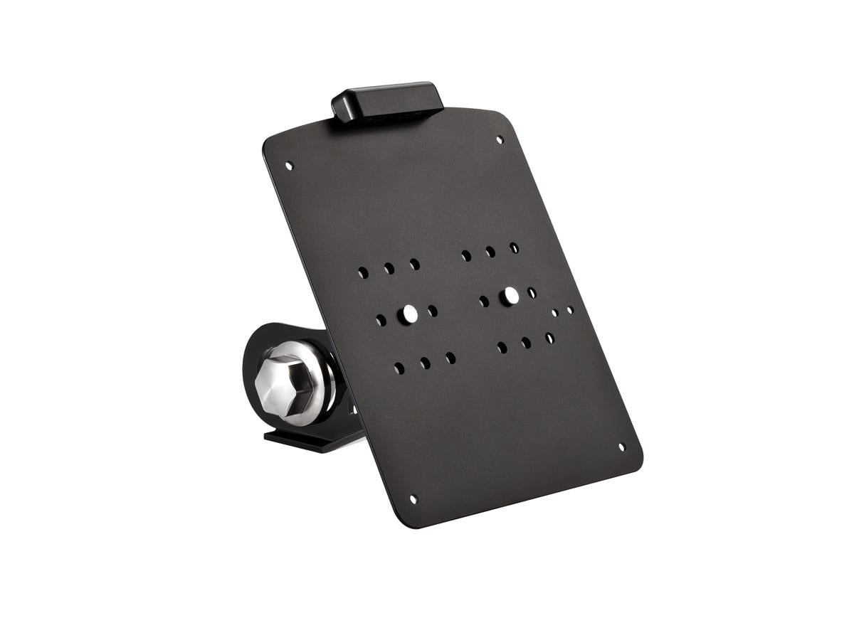 Ricks Motorcycles Long License Plate Side Mount Kit For Softail M8 Long, German Specification Gloss Black Ricks Motorcycles