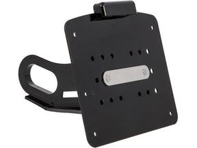 Ricks Motorcycles Long License Plate Side Mount Kit For Softail M8 Long, Swiss Specification Black Anodized Ricks Motorcycles Default Title