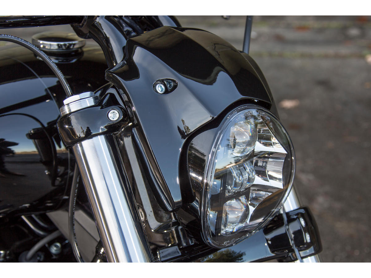 Ricks Motorcycles Headlamp Mask For Breakout Models Ready To Paint Gfrp Ricks Motorcycles