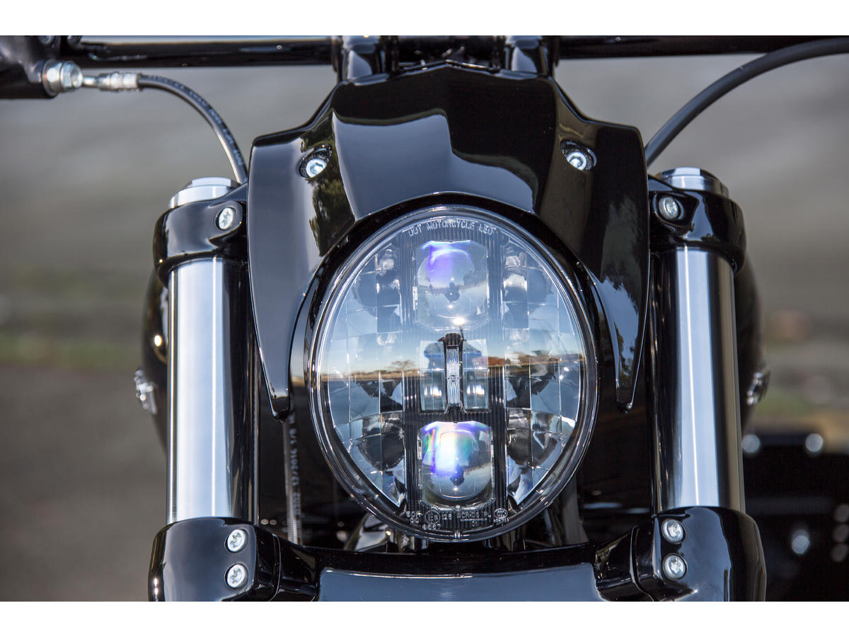 Ricks Motorcycles Headlamp Mask For Breakout Models Ready To Paint Gfrp Ricks Motorcycles