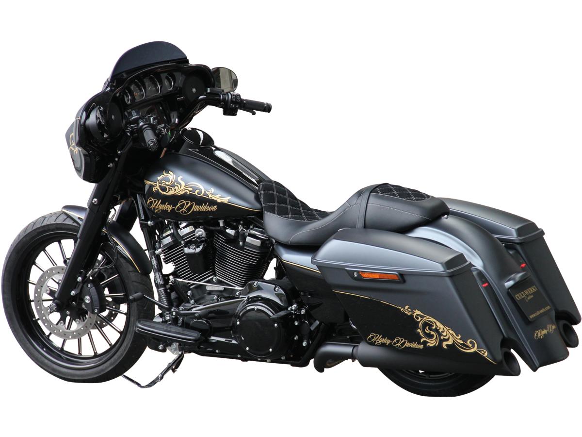 Cult Werk Custom Rear Fender Fender Kit Including Turn Signals And Tail Light Cult Werk