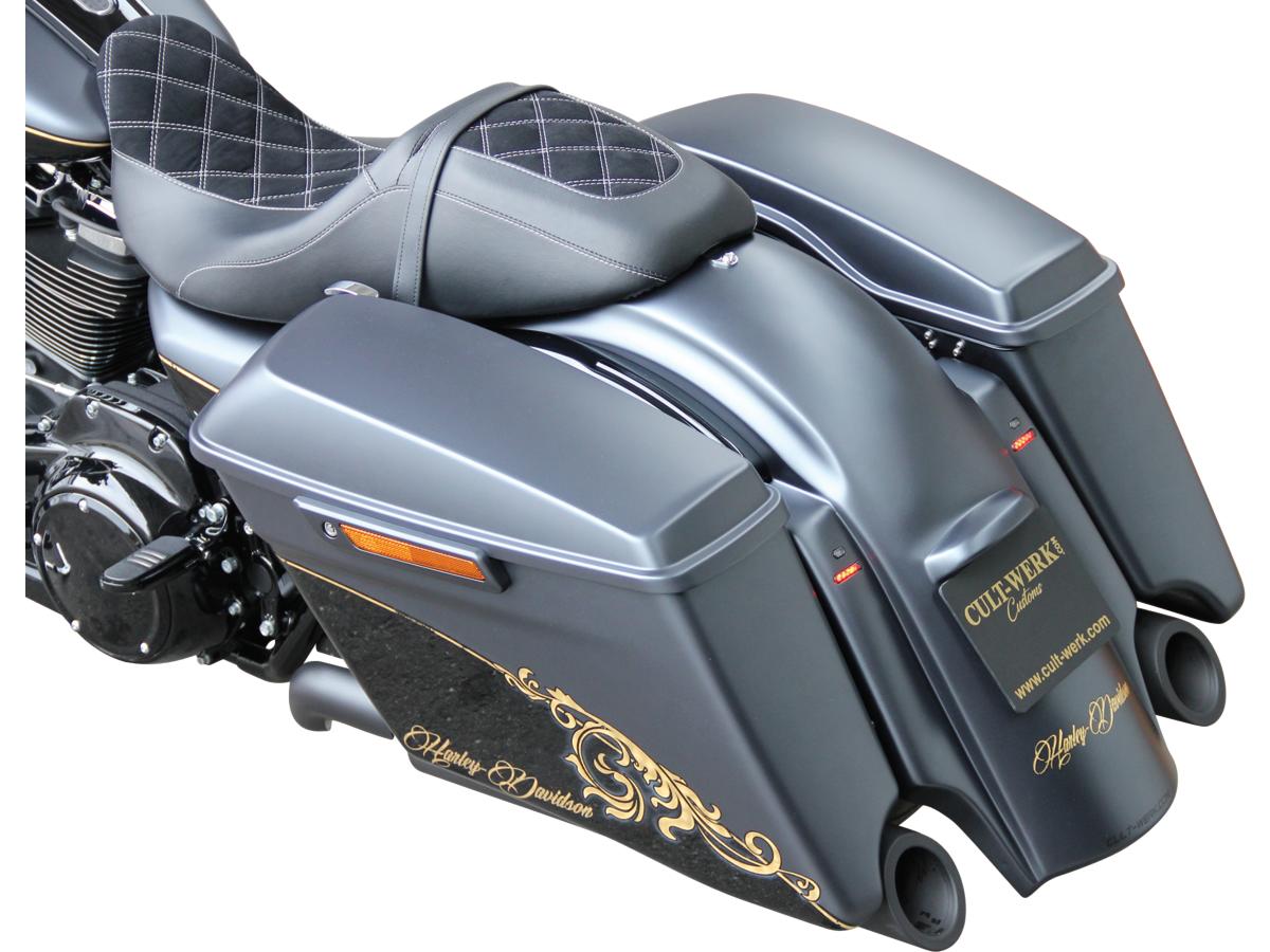 Cult Werk Custom Rear Fender Fender Kit Including Turn Signals And Tail Light Cult Werk