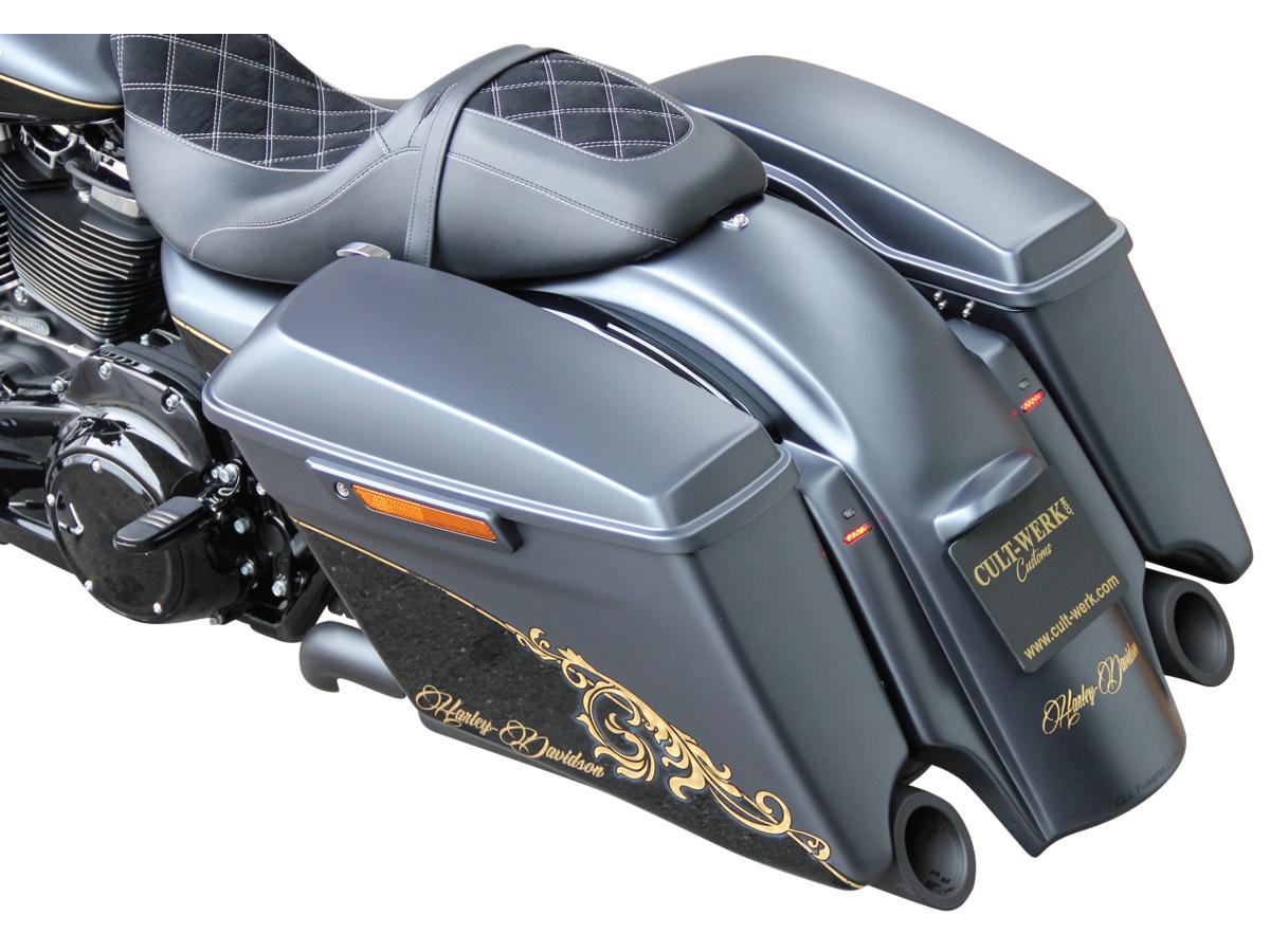 Cult Werk Custom Rear Fender Fender Kit Including Turn Signals And Tail Light Cult Werk