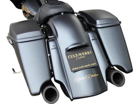 Cult Werk Custom Rear Fender Fender Kit Including Turn Signals And Tail Light Cult Werk