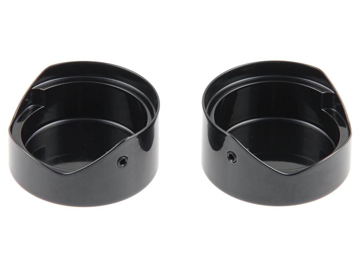 Cult Werk End Cap Fork Cover Fork Cap With Cult Werk Logo Black Powder Coated Cult Werk