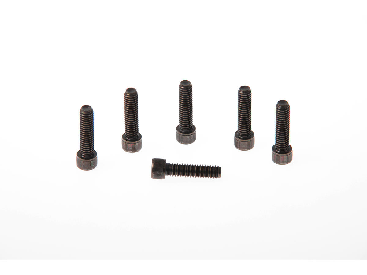 Cult Werk Triple Tree Screw Set (6 Piece Set), Black Triple Tree Screw Set Cult Werk