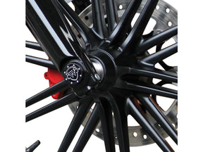 Cult Werk Front Axle Cover With Cult Werk Logo Black Gloss Powder Coated Cult Werk