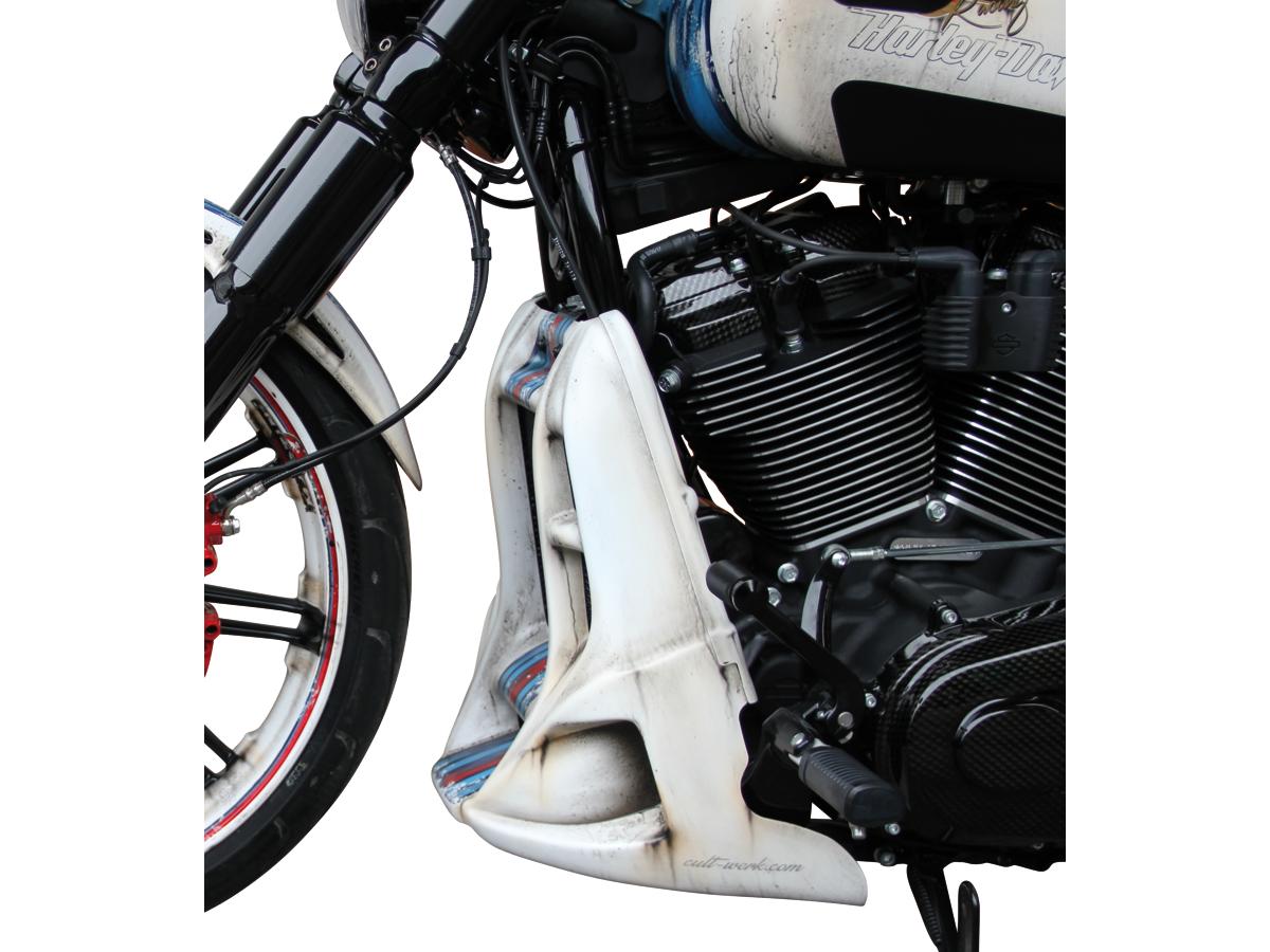 Cult Werk Racing Radiator Cover For Softail Models Frame Cover Ready To Paint Cult Werk