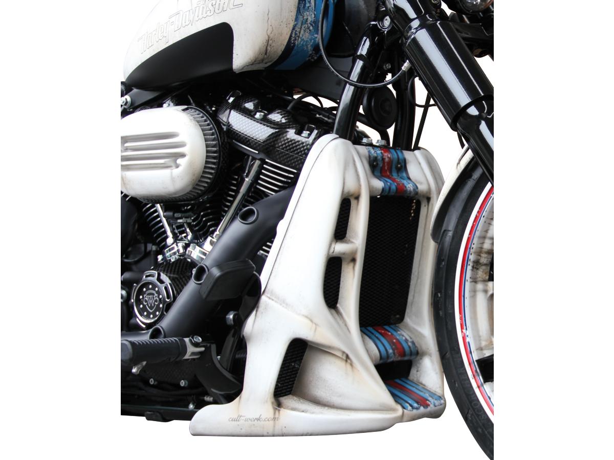 Cult Werk Racing Radiator Cover For Softail Models Frame Cover Ready To Paint Cult Werk