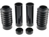 Cult Werk 6 Piece Fork Covers With Lower Fork Rubbers Plain Black Gloss Powder Coated Cult Werk Default Title