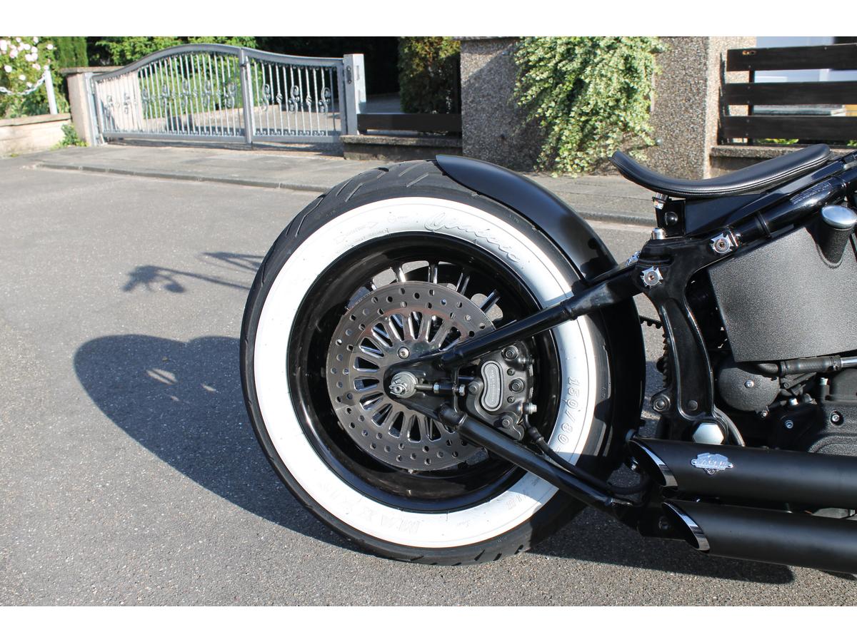 Txt Bobber Rear Fender For Evo/Twin Cam With 170 200 Tires (205mm Wide ), Without Fender Support Braces Txt Default Title