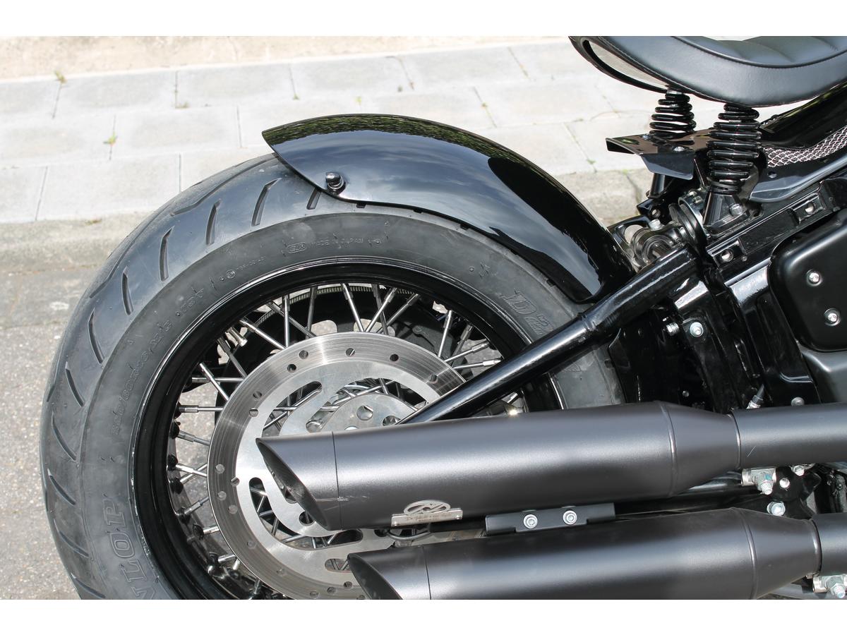 Txt Bobber Rear Fender For Milwaukee Eight With 130 150 Tires (160mm Wide), Without Fender Support Braces Txt Default Title