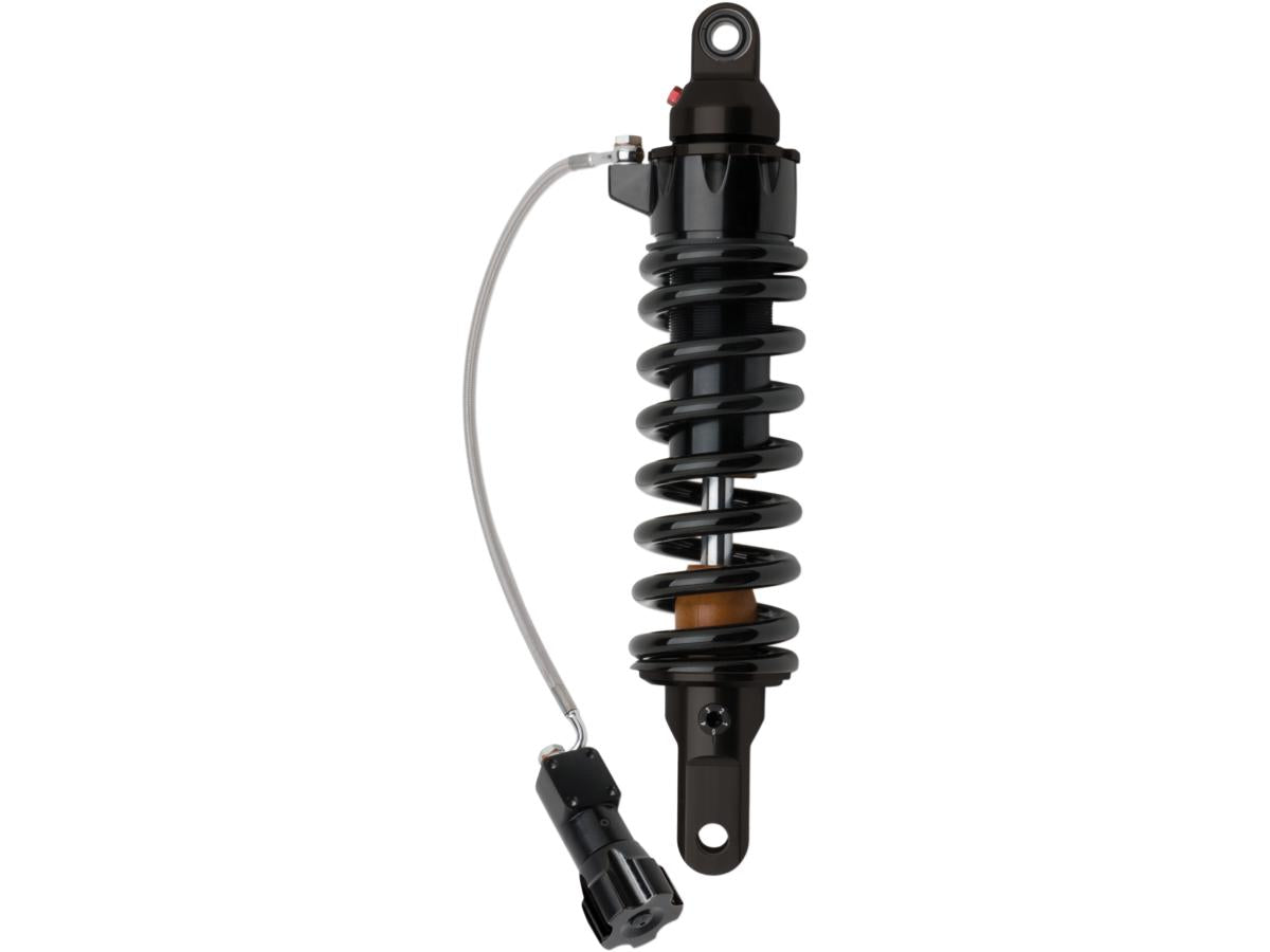 Progressive Suspension 465 Series Sgl Mono Shock For Softail 18 Up With Rap (Remote Preload Adjuster), Heavy Duty Spring Black 13" Progressive Suspension Default Title