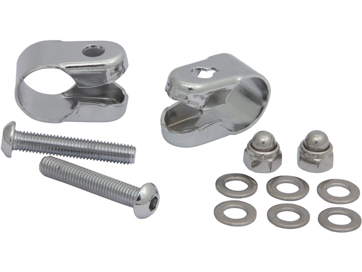 Fehling Handlebar Rack Clamps 7/8" Clamps Chrome Fehling Default Title