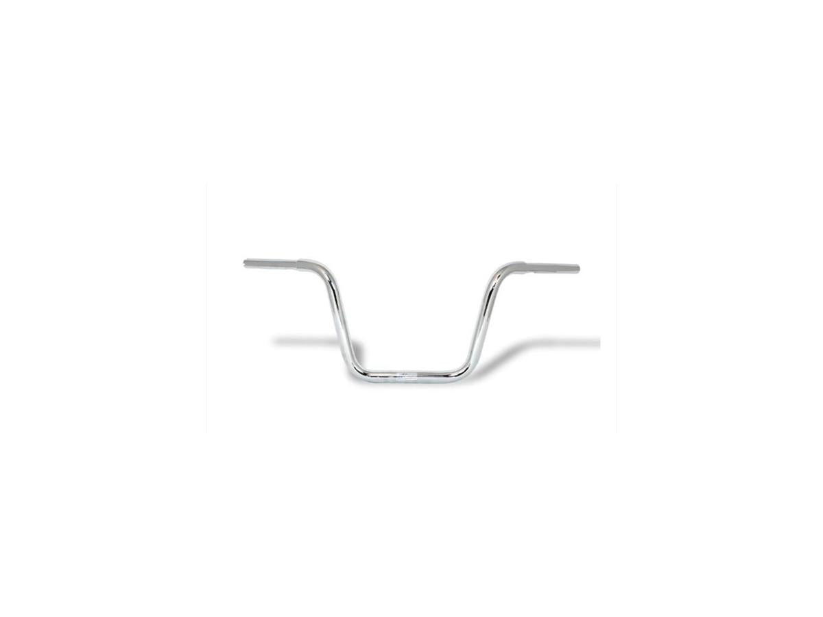 Fehling 300 Fat Ape Hanger Handlebar With 1 1/4" Clamp Diameter Non Dimpled 3 Hole Chrome 1 1/4" Throttle By Wire Fehling Default Title
