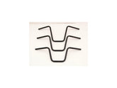 Fehling 250 Narrow Ape Hanger Handlebar Dimpled 3 Hole Black Powder Coated 1" Throttle Cables Fehling Default Title
