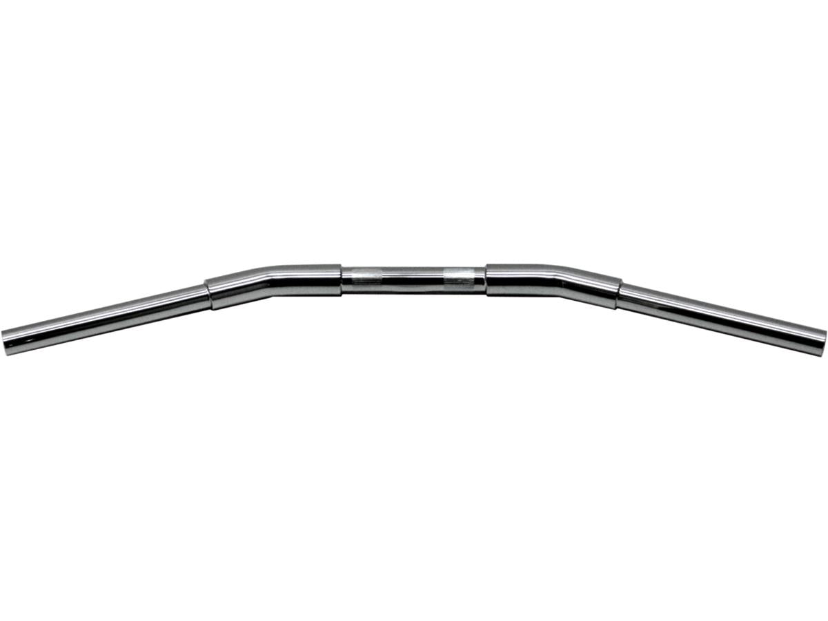 Fehling 1 1/4" Fat Drag Bar Handlebar With 1" Clamp Diameter Dimpled 3 Hole Chrome 820 Mm Throttle Cables Fehling Default Title