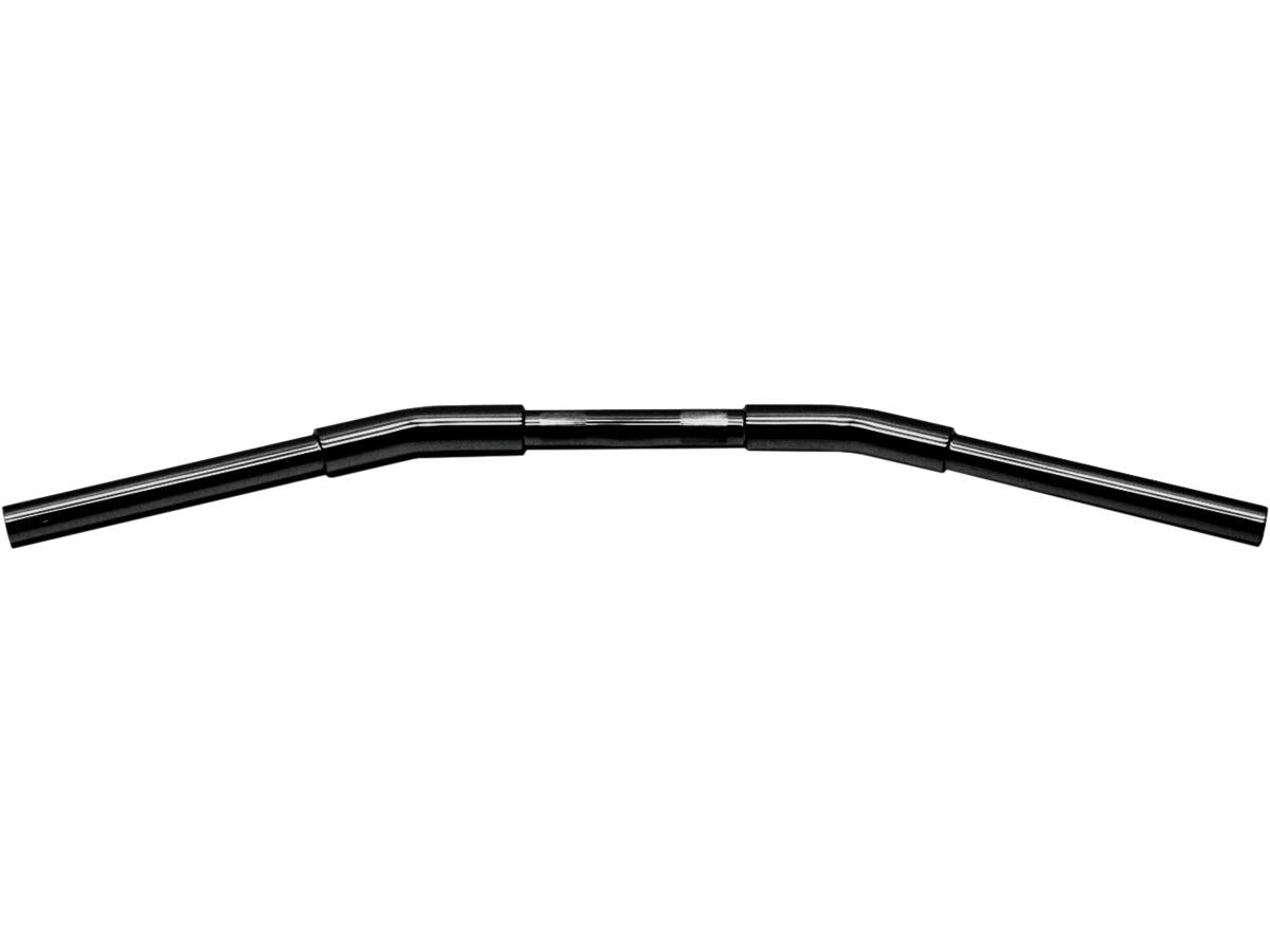 Fehling 1 1/4" Fat Drag Bar Handlebar With 1" Clamp Diameter Dimpled 3 Hole Black Powder Coated 820 Mm Throttle Cables Fehling Default Title