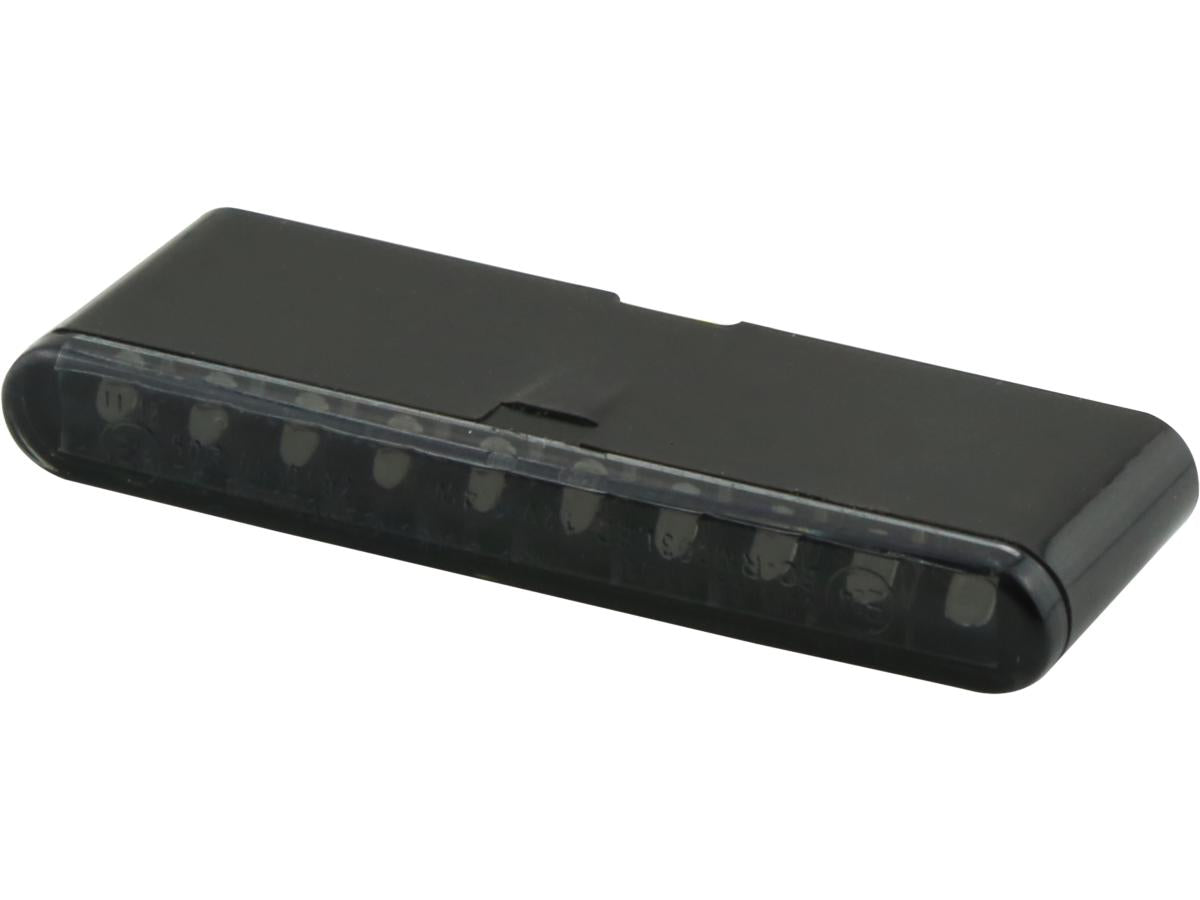 Highsider Stripe Run Led Sequence Turn Signal Height(mm): 7 , Width(mm): 53,3 , Depth(mm): 18 Black Smoke Led Highsider Default Title