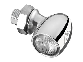 Kellermann Atto® Rb Led Taillight Vertical Mount, Clear Lens Chrome Clear Led Kellermann