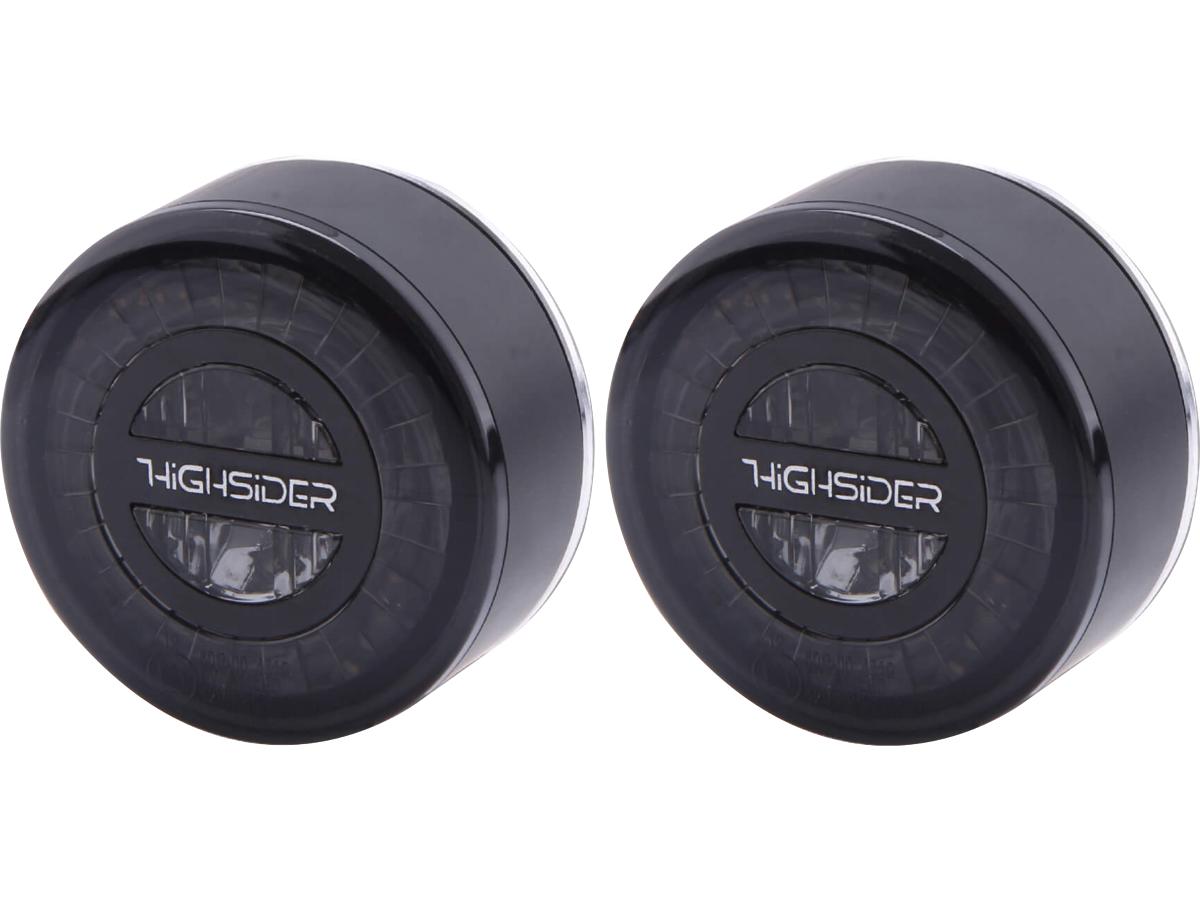 Highsider Rocket Led Turn Signal/Position Light Black Smoke Led Highsider Default Title
