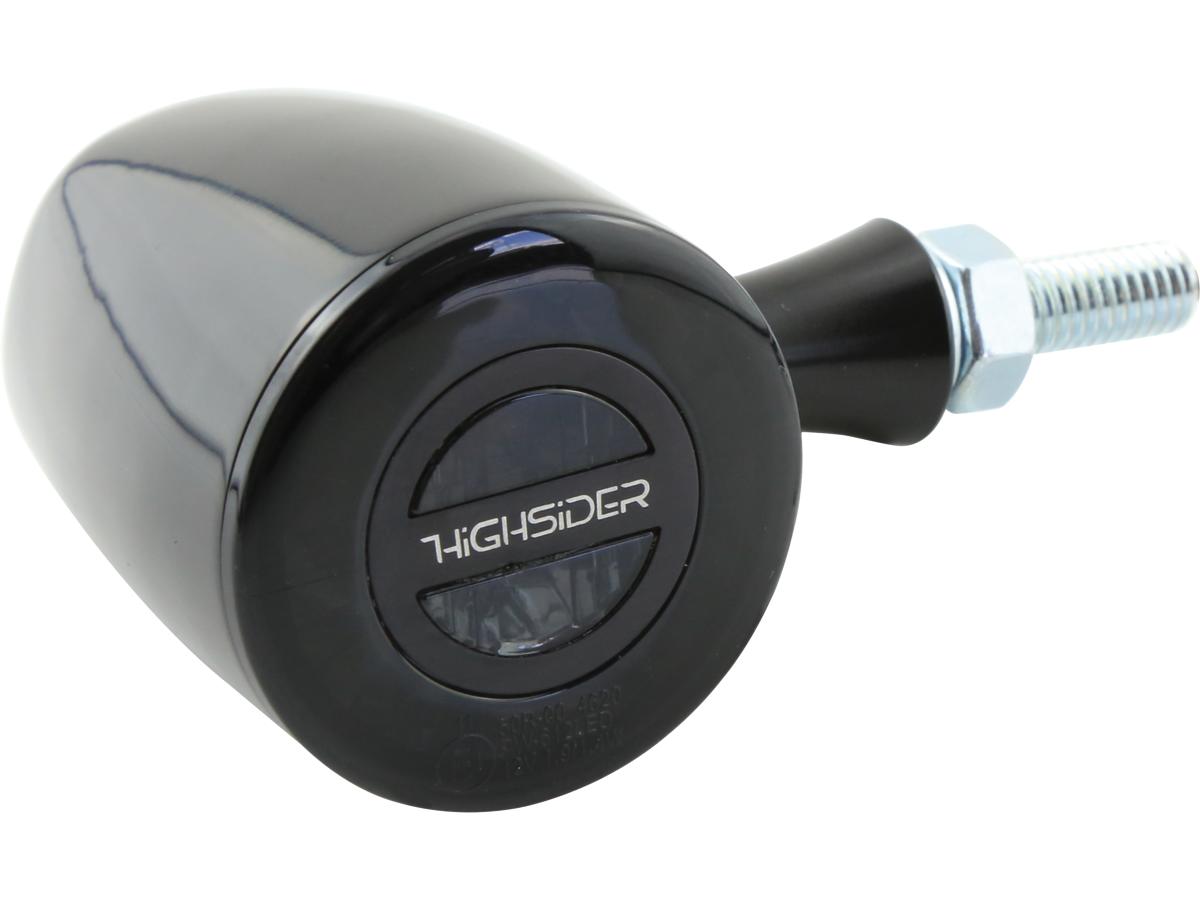 Highsider Rocket Classic Led Turn Signal Black Smoke Led Highsider Default Title